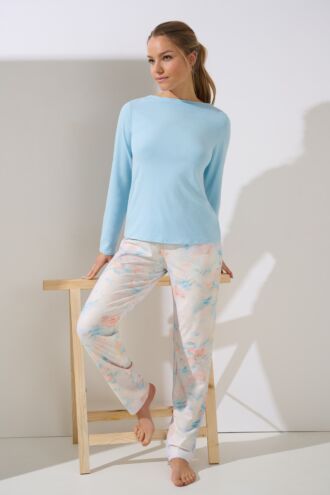 Pyjama mit Schlafshirt und Hose »Olena«